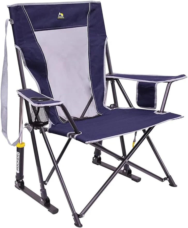 GCI Outdoor Sunshade Rocker Outdoor Rocking Chair With Canopy