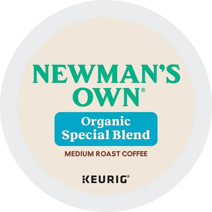 Newman's Own Organics Medium Roast Coffee K-Cup Pods, 96 Count