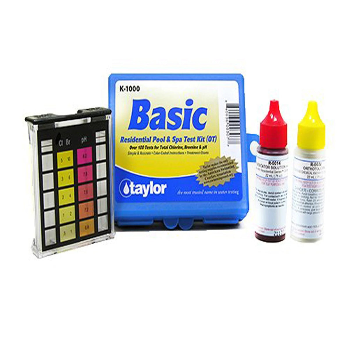 Taylor Complete Pool Chlorine Test Kit With Additional Basic Kit - K2006