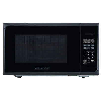 BLACK+DECKER 1.1 Cu. Ft. 1000 Watt Microwave Oven, Stainless Steel - EM031M2CE